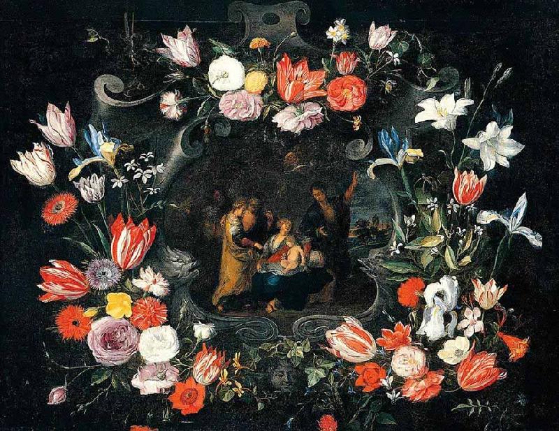 Jan Breughel Still Life of the Holy Kinship oil painting image